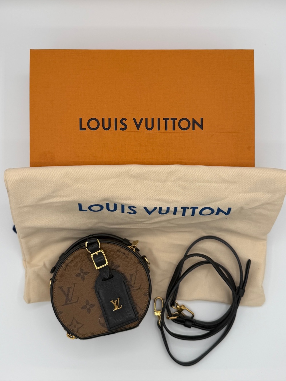 Louis Vuitton Petite Boite Chapeau Reverse Monogram Crossbody